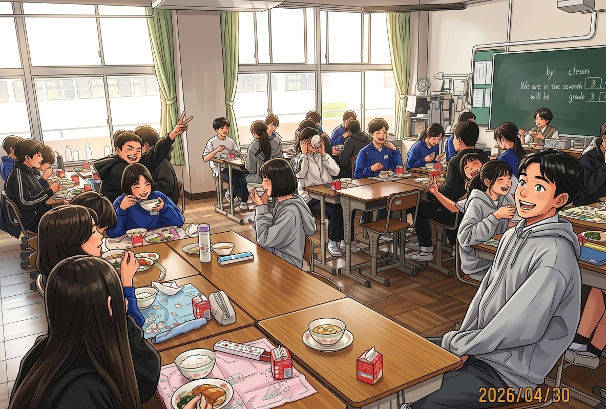 楽しい給食２年生 (1)