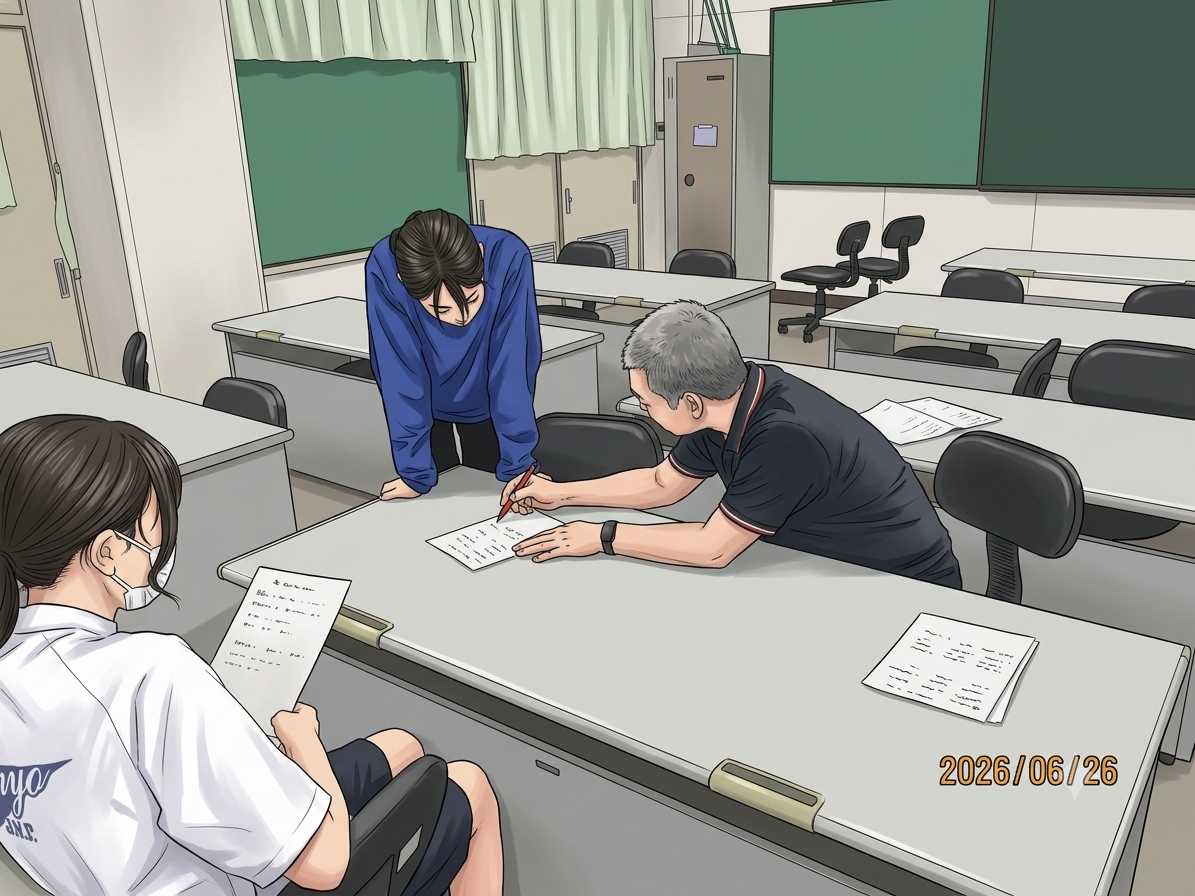 数学ハーフ　M先生