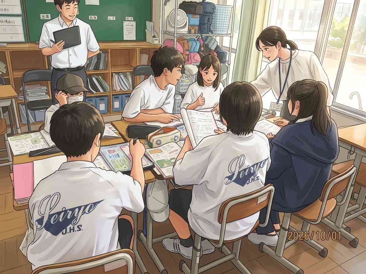 吉見先生社会イラストr